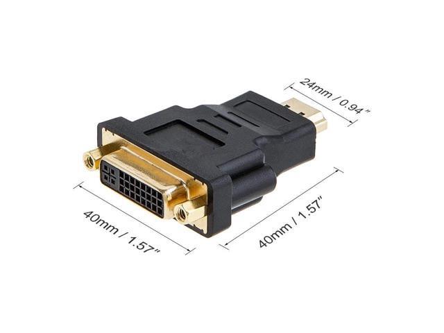 BUCIER HDMI to DVI Adapter, [2-Pack] Bi-Directional HDMI Male to DVI Female Converter, 1080P DVI to HDMI Conveter, 3D for PS3,PS4,TV...