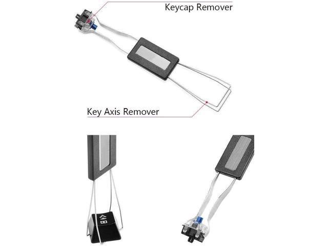 BUCIER 2 Pack Keycap Puller, Stainless Steel Key Keycap Removal Tool/Keycap Remover/Remove Fixing Keyboard Tools for Mechanical Keyboard