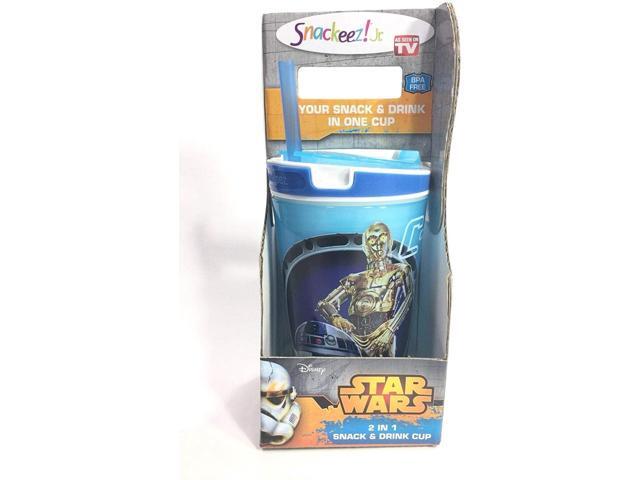 Snackeez Jr. 2-in-1 Snack & Drink Cup (Assorted Designs) 2 Pack