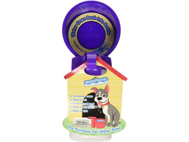 Water Rover Smaller 3.5-inch Bowl and 8 Ounce Bottle, Purple