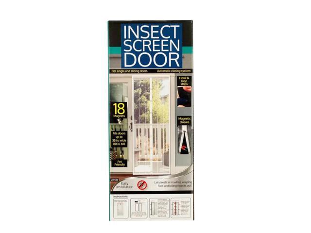 Kole Magnetic Screen Door- White