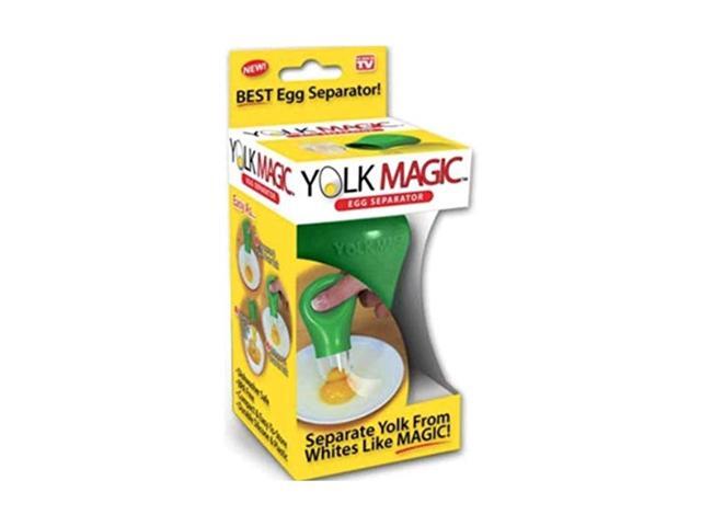 Yolk Magic Egg Separator - Quick and Easy Kitchen Tool (Green)