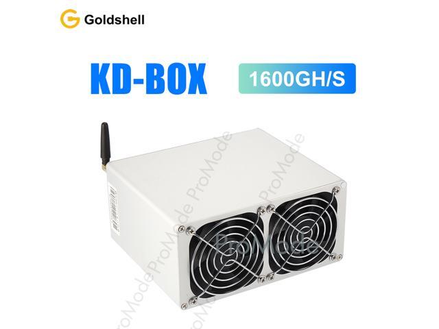 Goldshell KD-BOX 1600GH/S(With 300W Power Cord)205W Simple Mining Machine KDA Low Noise Miner Small Home Riching