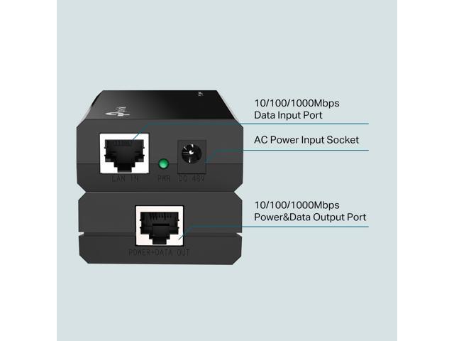 TP-LINK (TL-POE150S) Gigabit Power over Ethernet Injector