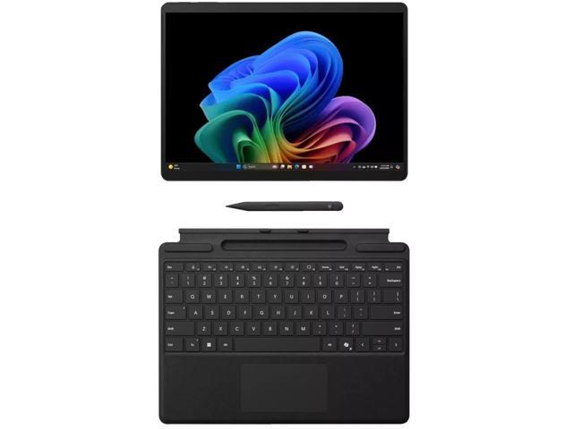 Microsoft Surface Pro Copilot+ PC Bundle - 13' OLED PixelSense Flow (2880x1920) Touchscreen laptop, Qualcomm Snapdragon X Elite (12 core), 16GB.
