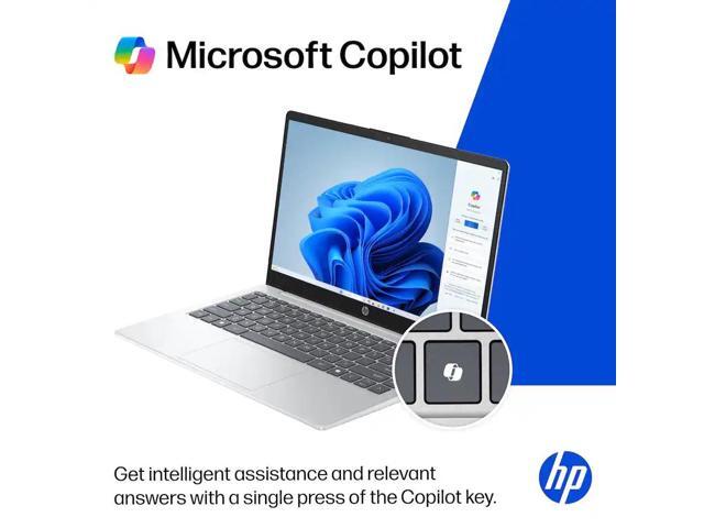 HP - 14" Laptop - AMD Athlon Silver 7120U (2022) - 4GB Memory - 256GB SSD - Natural Silver - image 7