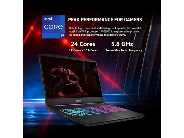 MSI Katana HX Gaming Laptop, 15.6 165Hz QHD+ IPS Display, 24-core i9-14900HX (UP to 5.8 GHz, GeForce RTX 5070, AI & VR Ready, Copilot+ PC, RGB...