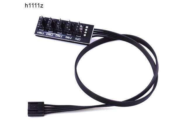 40cm 1 to 5 4-pins Molex TX4 PWM CPU Cooler Case Chasis Cooling Fan Power Cable Hub Splitter Adapter PWM 4Pin Fan Hub Controller