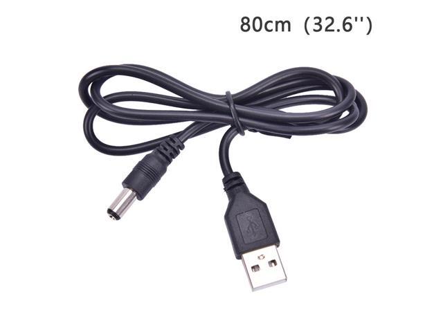 5.5*2.1mm USB To DC 3.5mm Power Cable DC Power Plug USB 5V Charger Power Cable Barrel Power Cable Quick Connector For MP3/MP4