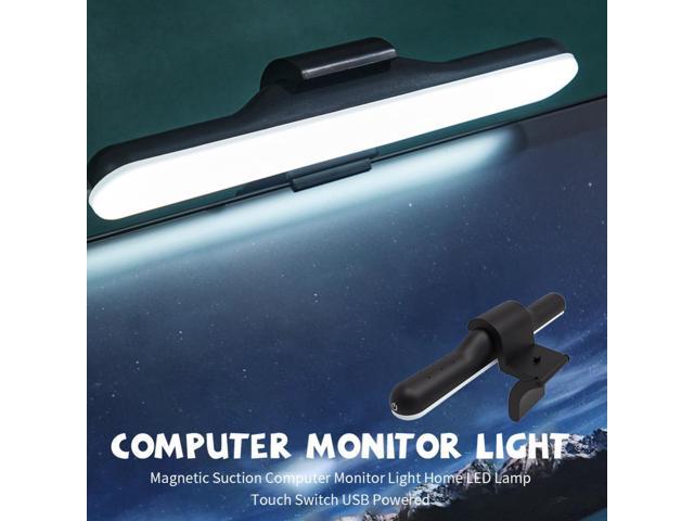 Desk No Glare Computer Monitor Light Magnetic Suction Office Home Accessories Touch Switch USB Powered Eye Care LED Lamp Hanging