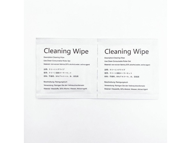 100X PA03950-0419 FI-C100CW Moist Pre-Moist Moistened Cleaning Wipe Wipes 6x6cm Cleaning Supplies for Fujitsu Scanner Consumable