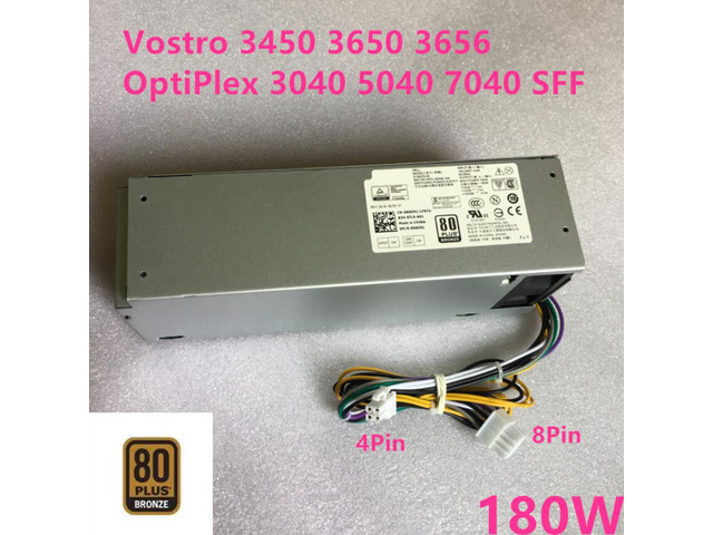 PSU For Dell Vostro 3450 3650 3656 3040 5040 7040 8Pin 180W Power Supply H180AS-