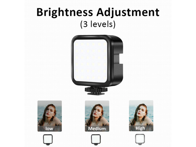 Jumpflash 36 LED Soft Light Ultra Bright Dimmable On Camera Video Studio Lamp