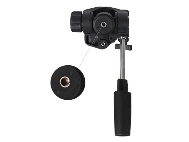 Video Camera Accessories Tripod Head Tripod Stand Mount Camera Positioning Bolt+Level Gauge Vertical+Lock Knob+Horizontal
