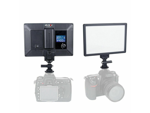 VILTROX L116T Slim Dimmable LCD LED Video Fill Light CRI95+ Bi-Color 3300K 5600K