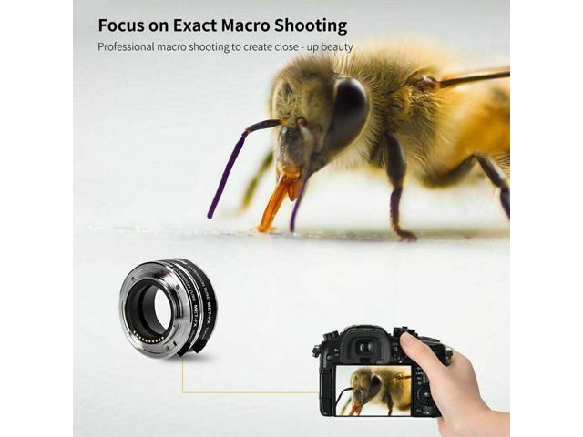 Commlite Automatic Extension Tube Adapter 10MM + 16MM for FUJIFILM X Lens Camera