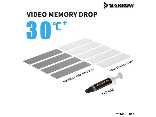 Barrow GJ-HCE Enhance Thermal Conductivity suite for graphics card water cooling