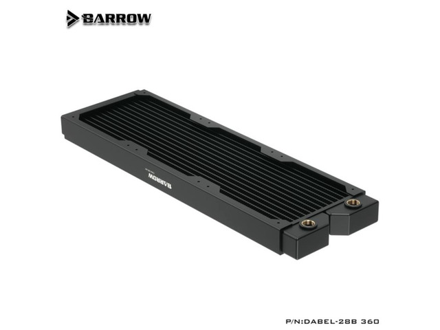 Barrow (Thick:28MM)Dabel-28b 360MM High Density Single Wave Copper Water Cooling Radiator 28MM