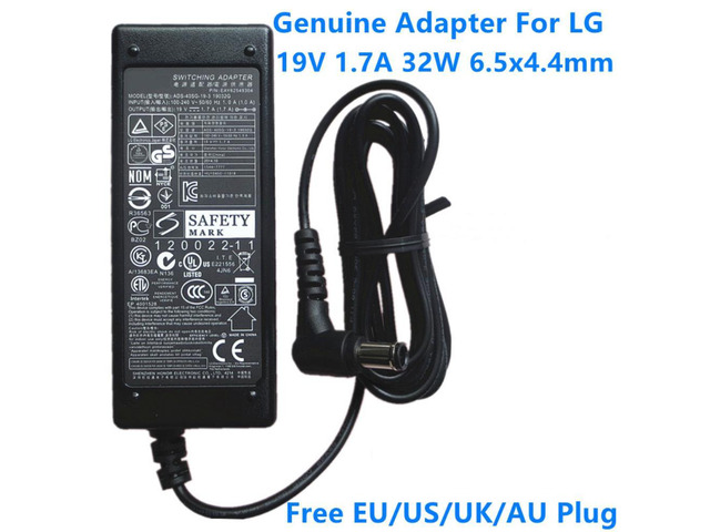 19V 1.7A 32W ADS-40SG-19-3 19032G AC Switching Adapter For LG LED Monitor E2242C IPS277 LCAP16A-A Power Supply Charger