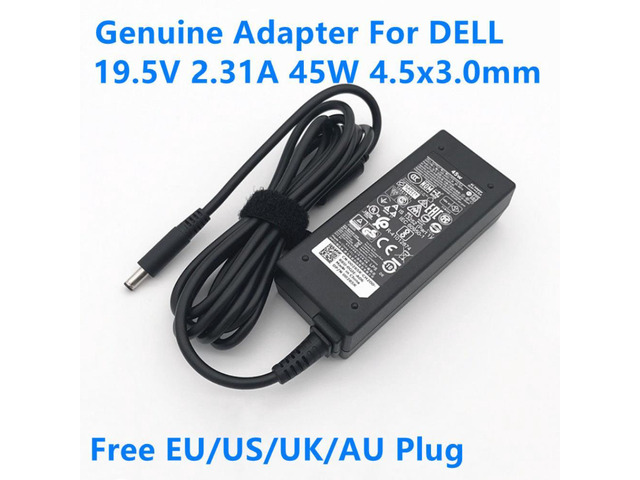 19.5V 2.31A 45W 4.5x3.0mm LA45NM140 DA45NM140 AC Adapter For Dell Inspiron 11 3000 15 7000 044PV8 03RG0T Laptop Charger