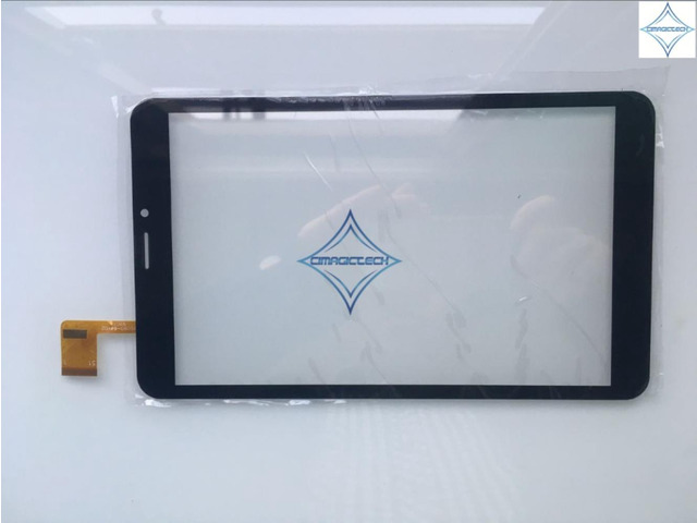 8'' inch Touch Screen digitizer capacitive panel glass lens ZYD080-64V01 ZYD080-64V02 w801 204*119MM 51pin