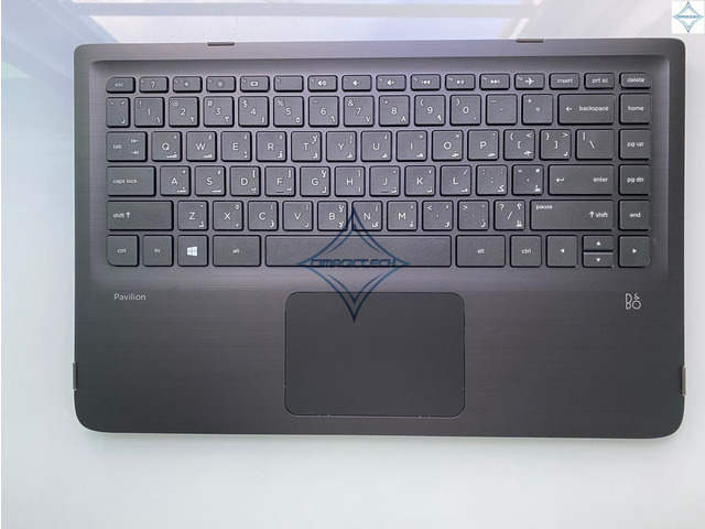 for Hp Pavilion X360 13-S000 13-S S020NR S06 Arabic AR Laptop Notebook Keyboard Upper Cover Touchpad 7797212-171