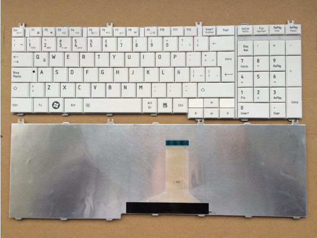for toshiba C650 C655 C655D C660 C670 L650 L655 L660 L670 L675 L750 L755 LA spanish teclado laptop keyboard PK130CK2A19