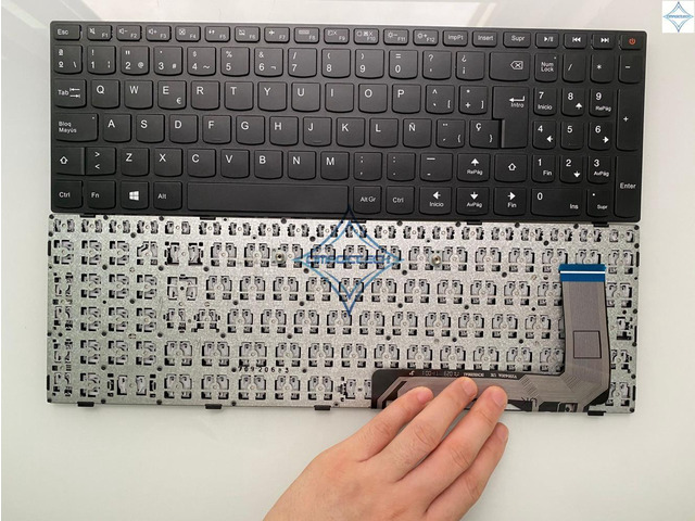 for LENOVO IdeaPad 110-15 110-15ISK 110-17ACL 110-17IKB 110-17ISK SP Spanish Laptop Keyboard Teclado With Frame
