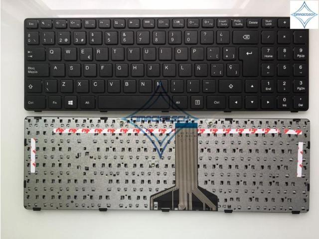 for Lenovo Ideapad B50-50 100 15 100-15ISK-ITH 100-15ibd SP spanish laptop keyboard teclado with frame