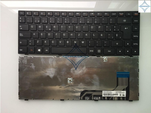 for Lenovo Ideapad 100-14IBY 100-14 5N20H47046 PK131EQ1A12 SP spanish laptop keyboard teclado with frame