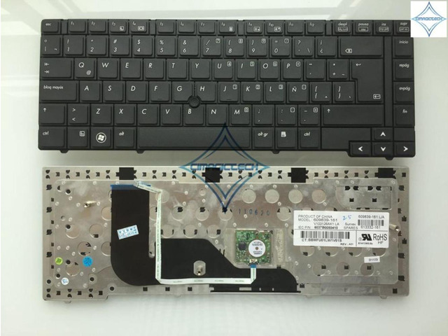 for HP ProBook 6440b 6445b 6450b 6455b la latin sp spanish laptop notebook keyboard teclado with point sticker