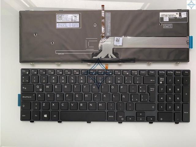 for Dell 15 3000 5000 5551 5559 5542 5543 5545 5547 5548 3559 3541 3542 17-5000 LA latin SP Spanish Laptop Keyboard Backlit