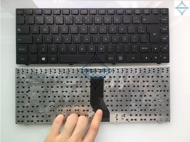 For POSITIVO CASPER N9410 N9300 N9350 8520 Mp-11l38pa Br Brazil PO Portuguese Laptop Notebook Keyboard Teclado