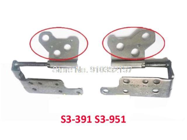 LCD Hinge L & R For ACER For Ultrabook S3 S3-391 S3-951 S3-371 MS2346 S3-391-6676 S3-391-9813 S3-391-6899 13.3' three large holes