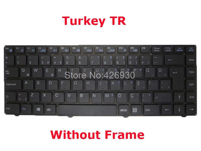 TR NO Frame Keyboard For Lengda X300 X300V X300B X300H D0K-V6369A Turkey