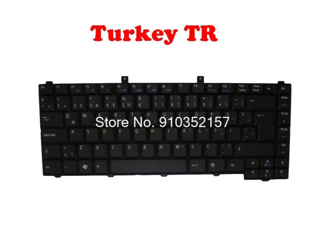 TR Keyboard For ACER AS1400 1410 1600 1690 3000 99.N59B2.C0T NSK-H3M1U 9J. N5982.M1U NSK-H3P21 9J. N5982.P21 NSK-H3M0T AEZL2TNQ010