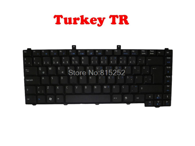 Keyboard For ACER For Aspire 5540 1400 1410 1412WLMI 1414WLCI 1600 1640 1640Z 1641WLMI 1642NLCI 1642WLMI 1650Z 1681LCI TR Turkey