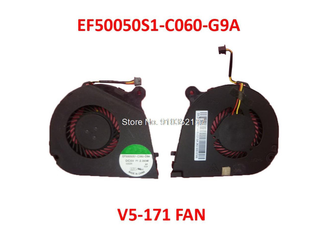 Laptop CPU FAN For Acer For Aspire V5-131 V5-171 AS One 756 DFS400705FUOT EF50050S1-C060-G9A DC 5V 0.5A DC28000BPS0