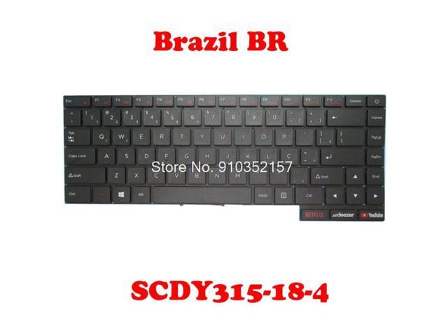 Laptop BR Layout Keyboard For POSITIVO SCDY315-18-4 Compatible SCDY315-18-2 Brazil BR NO Frame