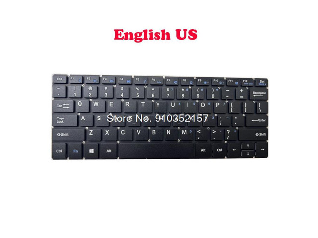 Laptop Keyboard For Jumper For EZBook X1 YXT-NB93-111 MB2547012 English US No Frame