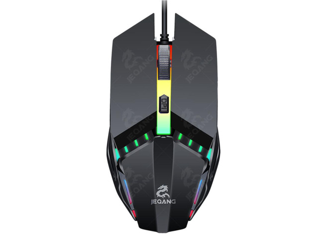 USB Wired Luminous Mouse LED Light Block Game Competition Computer General Office Fashion Game Mouse