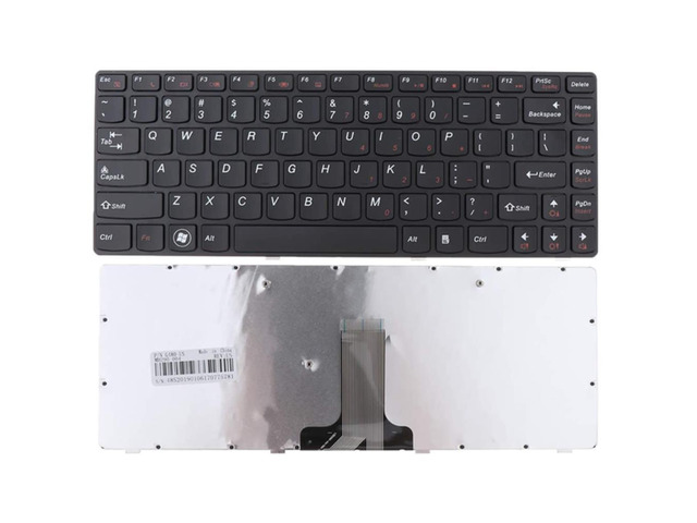 PANSHI Laptop Replacement US Layout Keyboard for Lenovo G480 G485 Z480 Z380 Z485 G410 G490 G400 G405 Black
