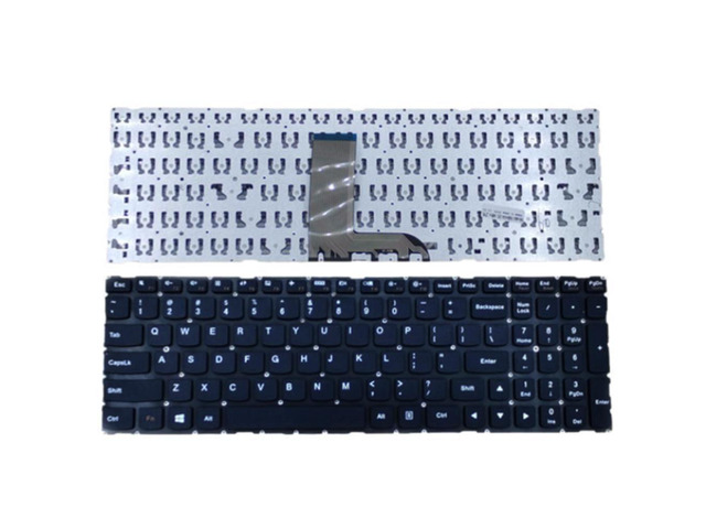 Replacement Laptop US Black Keyboard Without Frame for Lenovo Flex 3 15 1570 1580 Yoga 500-15 500-15ISK 500-15IBD Non-Backlit