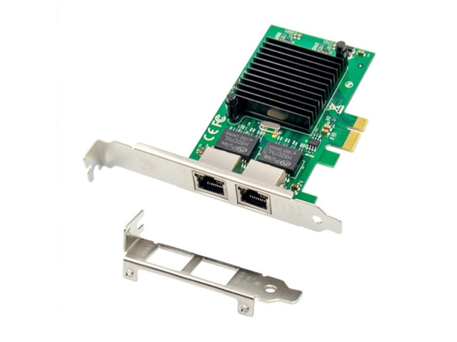 PCIE X1 82576EB Dual Ports 1000M Gigabit Ethernet Network Card Networking Pci-E Ethernet Server Controler Card