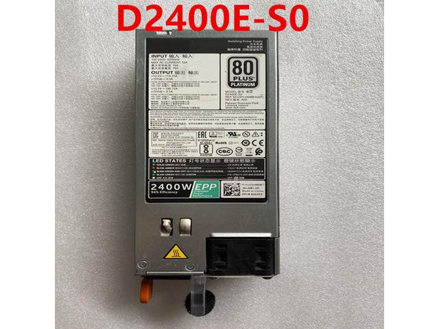 90% Switching Power Supply For Dell 2400W D2400E-S0 DPS-2400BB A 0J1CC3