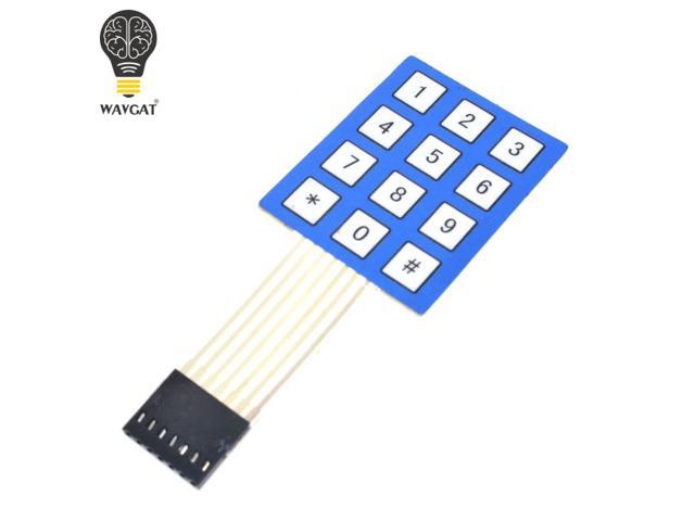 3x4 Matrix Array Membrane Switch Keypad 12 Key 4*3 4X3 Keyboard 3*4 Keys Display Switch Control Panel For DIY