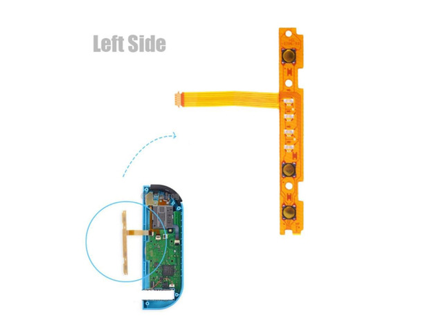 5 in 1 ZL ZR L SL SR Button Key Ribbon Flex Cable Replacement Repair Compatible with Switch Joy Con Controller Spare Parts YYDS