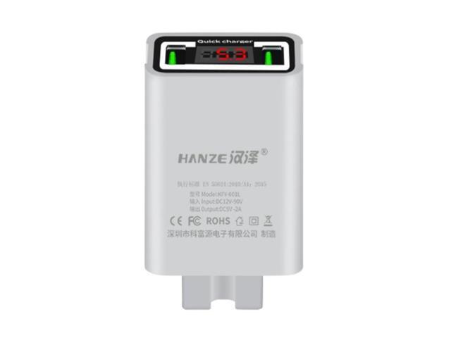 Riders Gift Small USB Charger Adapter 5V 2A USB Charger for Electric Bike Dual-port Adapter Fast USB Charging Block