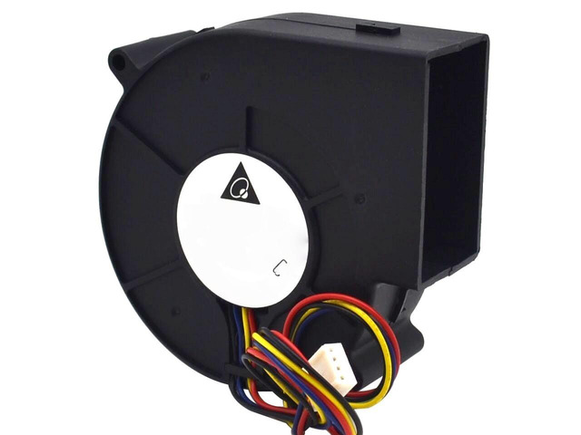 For 1pcs BFB1012EH 9733 12V 2.94A 9cm 4wire double ball air cooling fan centrifugal turbine blower 4wire