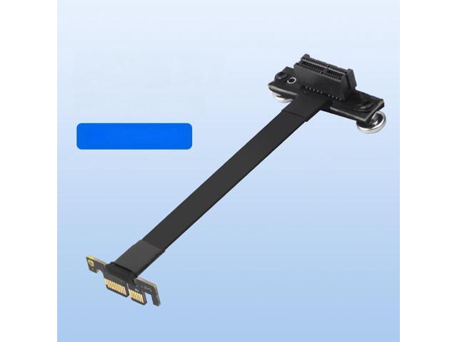 For PCIE 1X To X1 Riser Cable 100MM 90 Degree Right Angle PCIE X1 Extension For PCIE WiFi Card/M.2 Adapter/USB PCIE Card